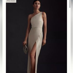 BHLDN Dylan bridesmaids dress size 8 with tags. Champagne color.